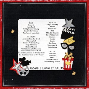 Shows I love in 2012