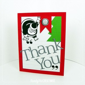 Xmas Thank You card