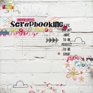 have fun scrapbooking