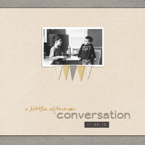 a little afternoon conversation