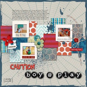 Caution: Boy At Play
