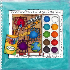 01/28/2013 art journaling