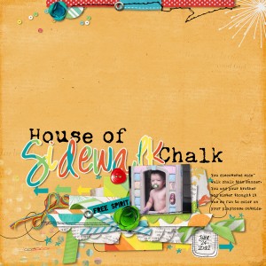 House of Sidewalk Chalk