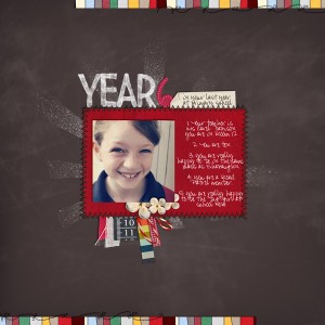 Year 6 -  Day 30 Blind Scrap challenge