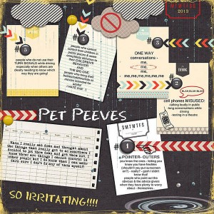 Scrap Therapy - Pet Peeves