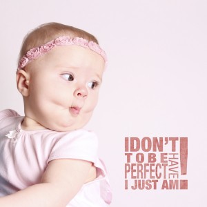 I don't have to be perfect