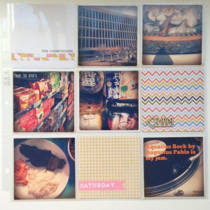 Project Life: Week 1, Page 2.