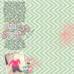 Chloë And Her's Daddy's  Shoes