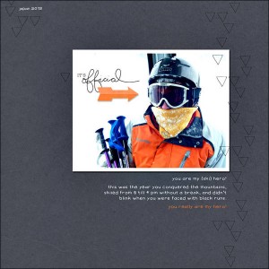 you are my (ski) hero ...