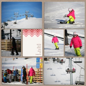 another day of snowboarding - right