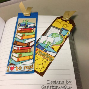 Bookworms Bookmarks
