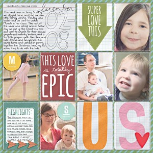 Project Life - Week 49 - Left