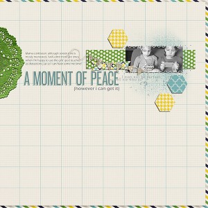 a moment of peace