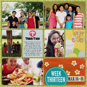 Project Life 2013 Week 13b