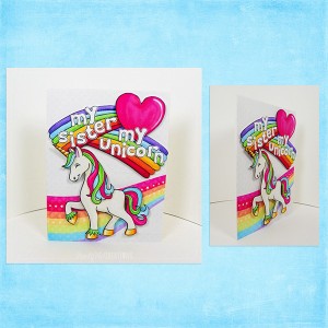 My Sister, My Unicorn card