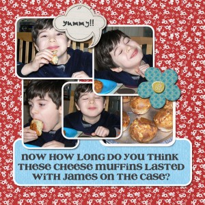 Cheese Muffins and James