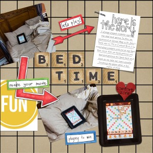 comfort zone scrabble on my ipad