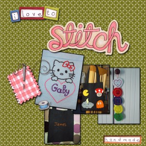 I Love To Stitch