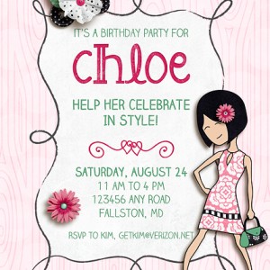 birthday party invite