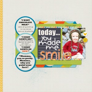 Today You Made Me Smile