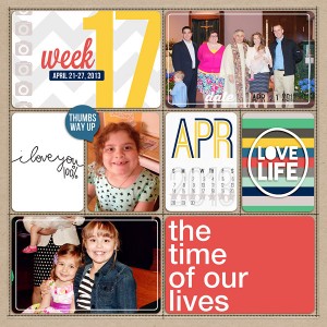 Project Life, Week 17 Left