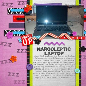 Narcoleptic laptop