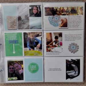 Project Life Week 15 - Close up right side