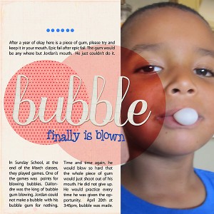 bubble finally is blown!