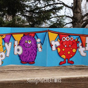 Monster Birthday Card