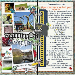 2013 Summer Bucketlist