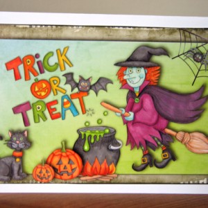 Trick Or Treat Halloween Card