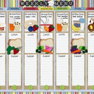 Weekly Menu Hybrid Project