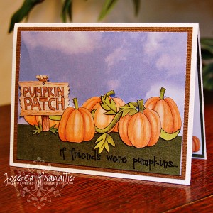 pumpkin patch card