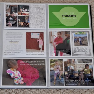 Project Life - Week 18 - Right Side Close up