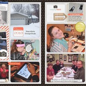 February Random Snapshots Pages