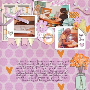 Creating in My Happy Place