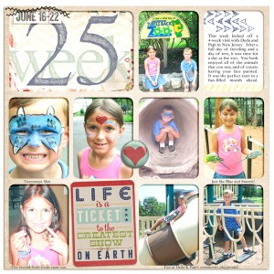 Project Life 2013 Week 25 (Left)