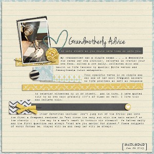 Grandmotherly Advice