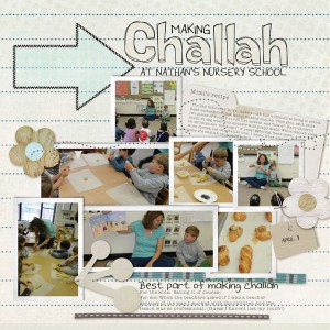 making challah