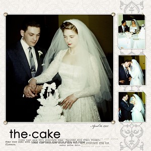 the cake