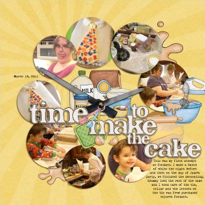 time to make the cake