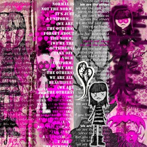 Week 4 June 2013 Art Journaling Challenge
