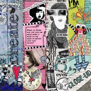 Lovely Ladies - June AJ Challenge Finished Page