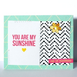 You Are My Sunshine card