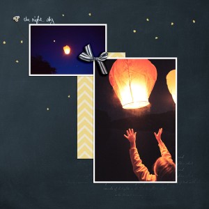 the night sky