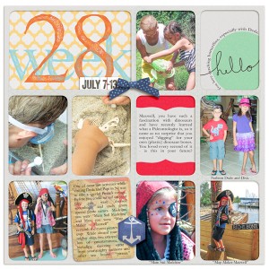 Project Life 2013 Week 28 (Left)