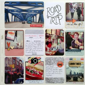 Road Trip Project Life Page