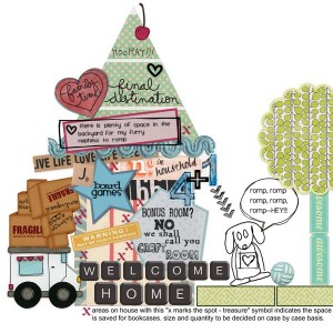 July Art Journal Challenge Week 3 - My Dream Home