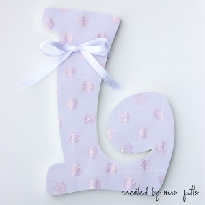Decorative Wooden Letter