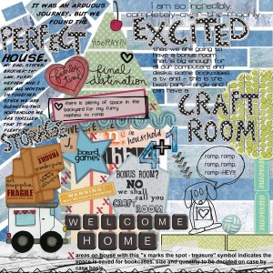 July Art Journal Challenge Week 4 - All About My New House